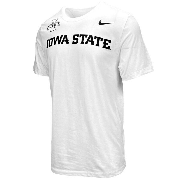 Nike Iowa State White Short Sleeve T-Shirt